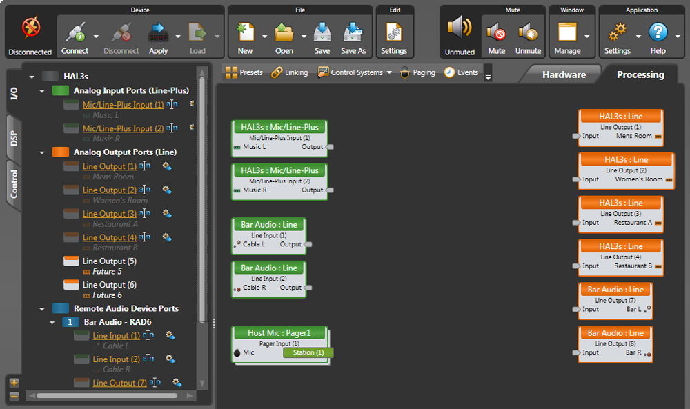 Halogen Processing Input Output