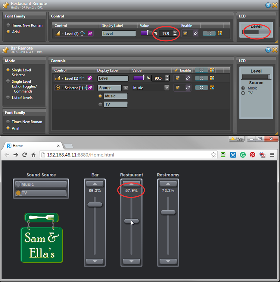 Testing web controls in a browser