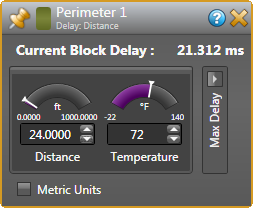 Distance Delay block