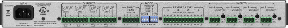 MA4 Multichannel Amplifier