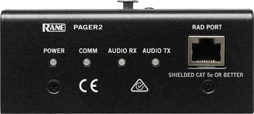 PAGER2 rear panel
