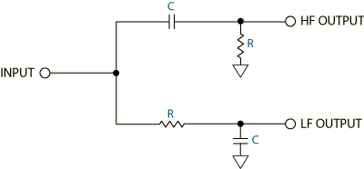 1st-order crossover network