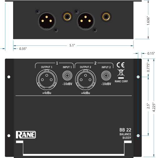 BB 22 Dimensions