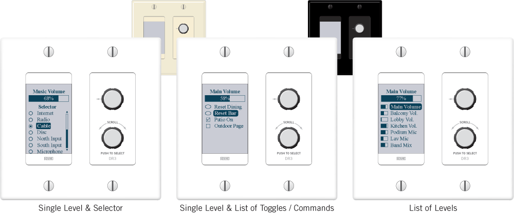 DR3 selection and volume remotes