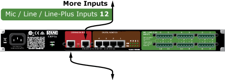 EXP5x  inputs and outputs