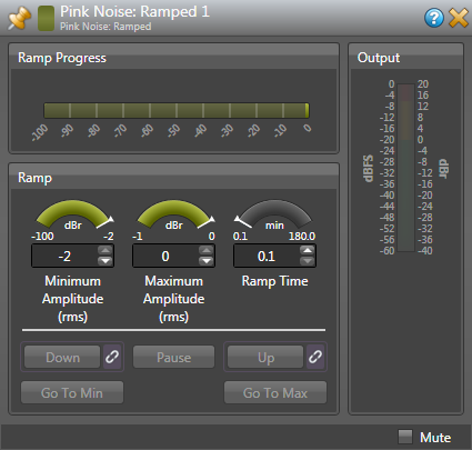 Pink Noise Ramped Block