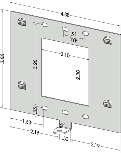 RAD26 wall bracket