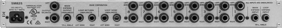 SM82S Stereo Line Mixer